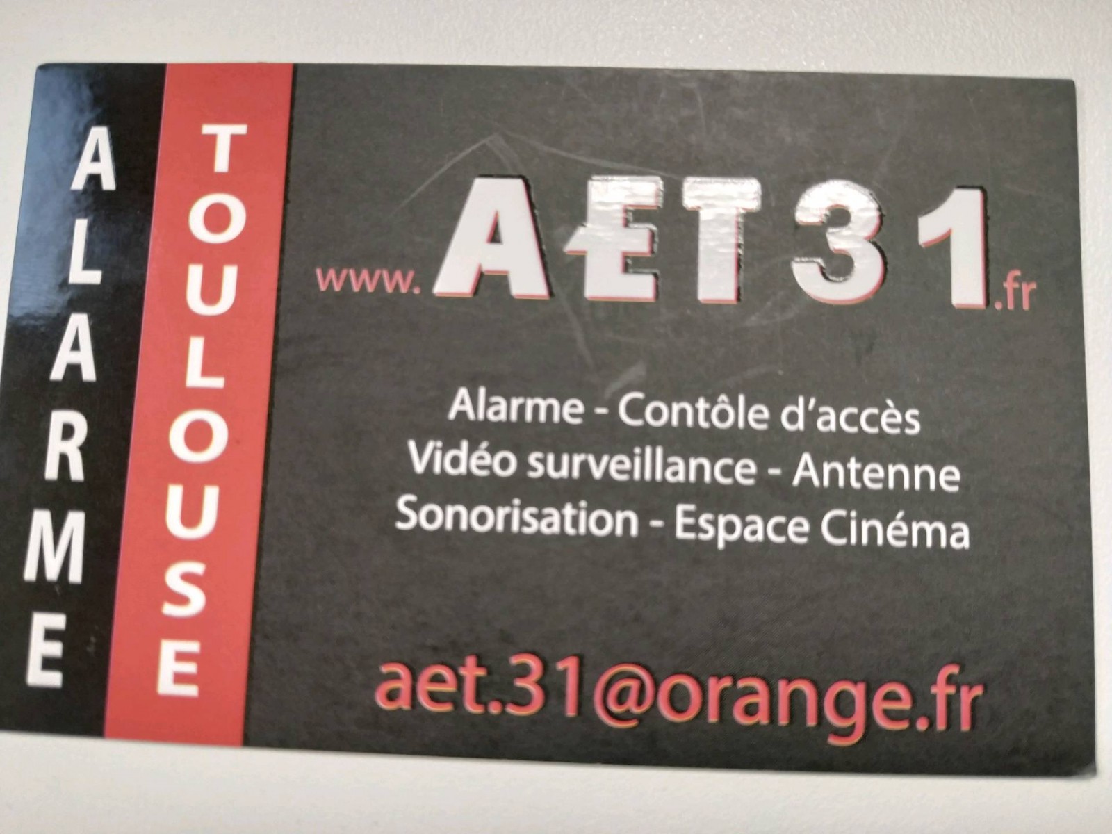 Système d'alarme pour espace de cinéma à Toulouse AET31