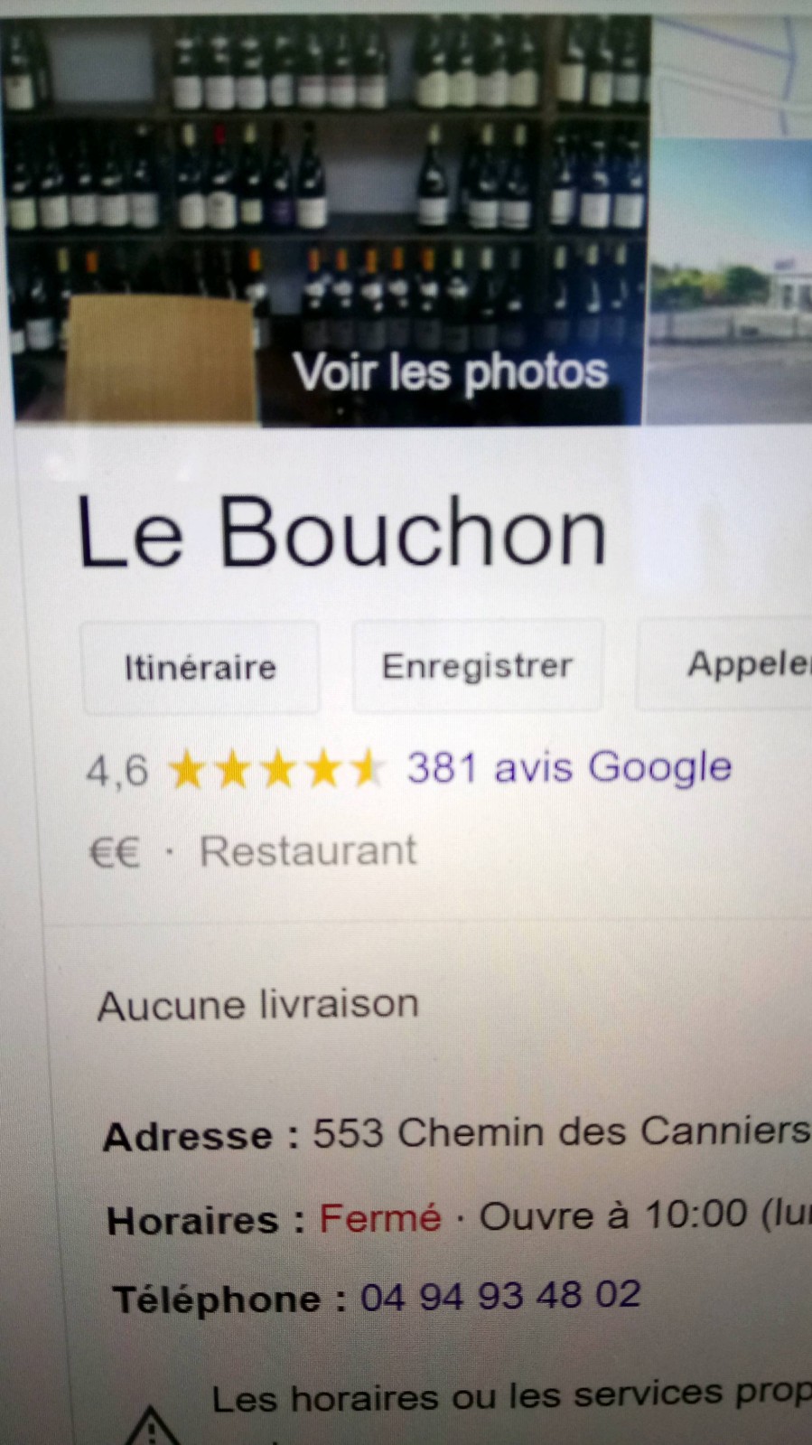 Quel restaurant propose la préparation et la livraison de repas à proximité de Toulon