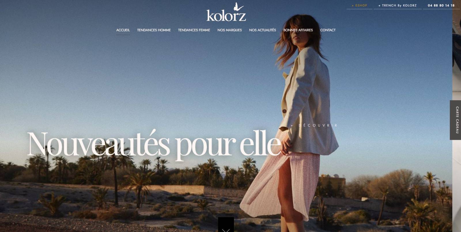 Boutique de mode en ligne 