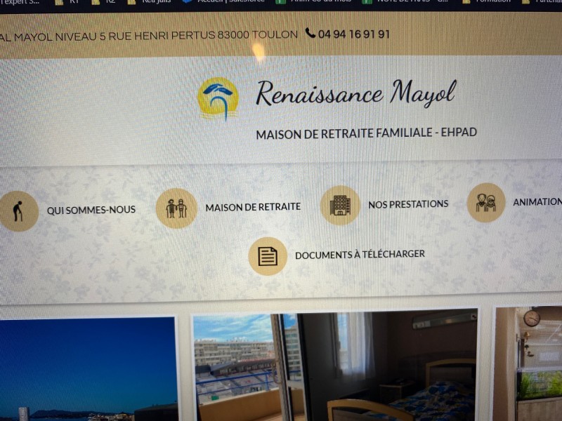  Maison de retraite spécialisée avec unité de sécuriser Alzheimer à toulon