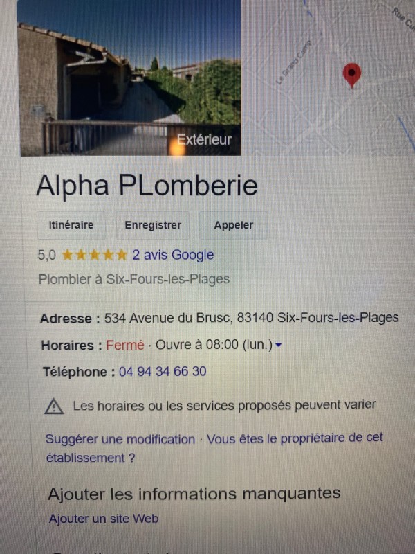 Plomberie et système d’évacuation de ma salle de bain à déboucher à six fours