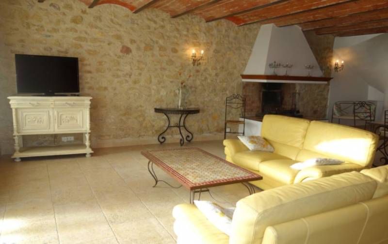 Salon villa location saisonnière