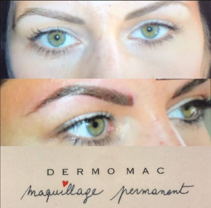 maquillage des sourcils Dermomac