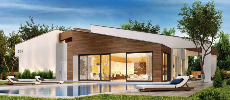 maison à toit plat à Anse dans l'Ain 