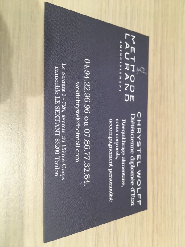  Diététicienne agréé méthode Laurent pour prise en charge amincissement à Toulon 