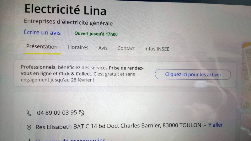 Demander de l'aide pour l'installation d'une gaine éléctrique à Toulon