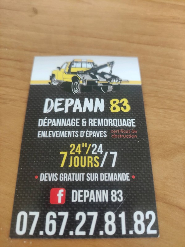 Entreprise de dépannage pour enlèvement d'épaves à Mazaugues