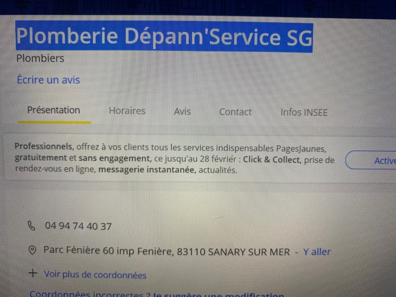 Fuite à réparer en urgence dans les canalisations de la cuisine à Sanary sur mer